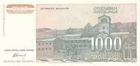 YOUGOSLAVIE   1 000 Dinara Daté De 1994   Pick 140a   *****BILLET  NEUF***** - Yougoslavie