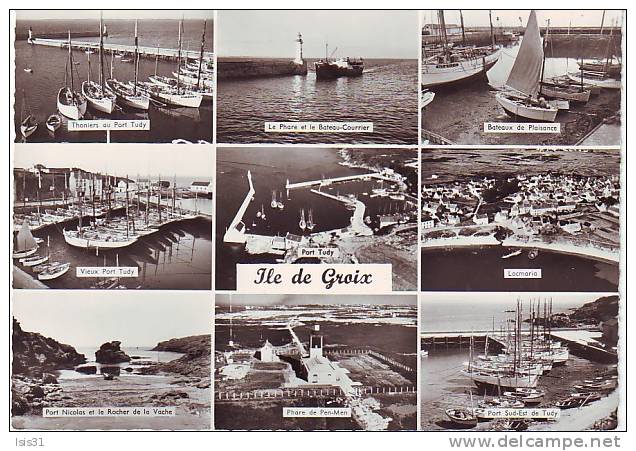 Dép 56 - Groix - Bateaux De Pêche - J843 - Ile De Groix - Gresillons - Gresillon - Multivues - Semi Moderne Grand Format - Groix