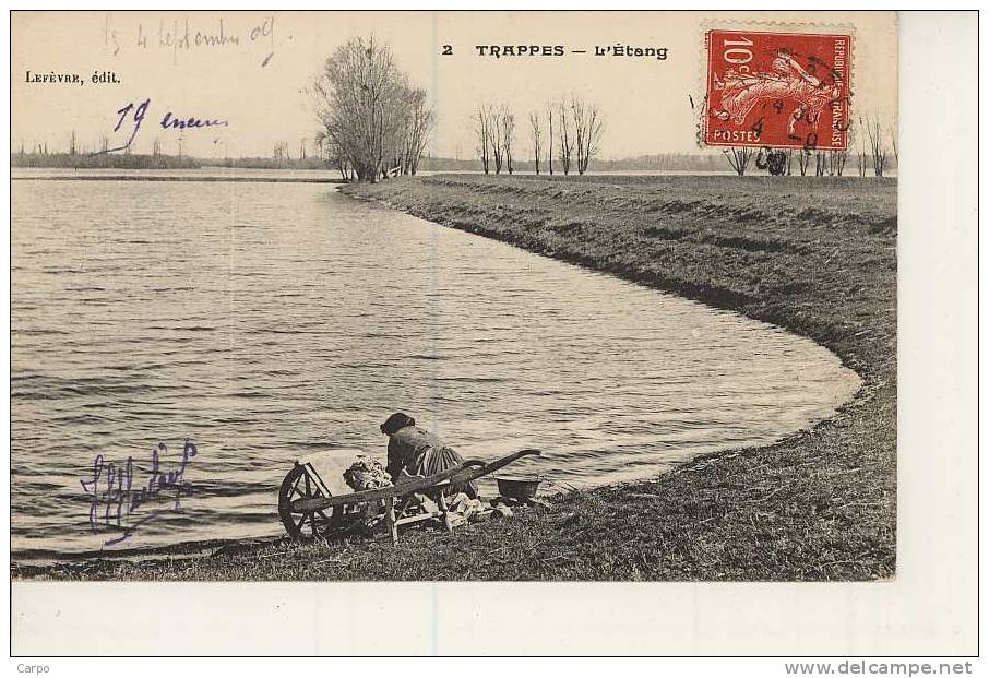 TRAPPES - L´Étang.(laveuse) - Trappes