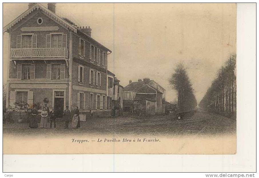 TRAPPES - Le Pavillon Bleu à La Fourche. - Trappes