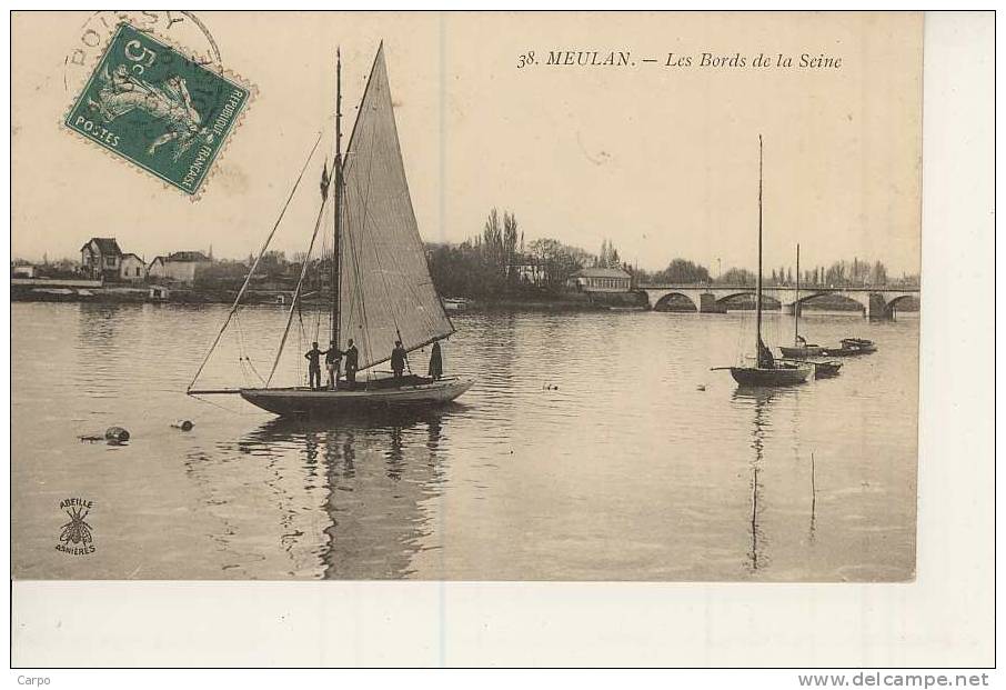 MEULAN - Les Bords De La Seine. - Meulan