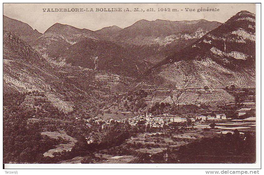 CPA De Valdeblore - La Bolline (Alpes Maritimes 06): Alt. 1042m. Vue Générale - Autres & Non Classés