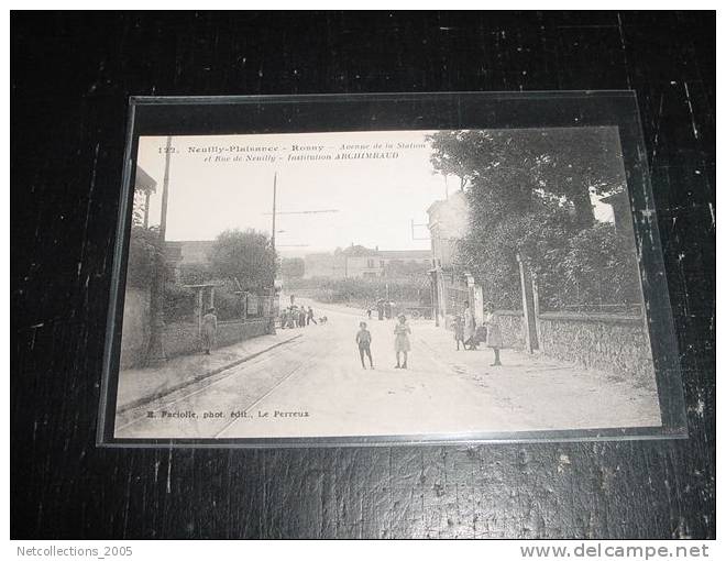 NEUILLY-PLAISANCE - ROSNY - AVENUE DE LA STATION INSTITUTION ARCHIMBAUD - 93 SEINE SAINT DENIS - Carte Postale De France - Neuilly Plaisance