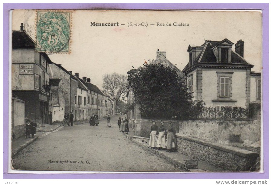 95 - MENUCOURT --  Rue Du Château - Menucourt