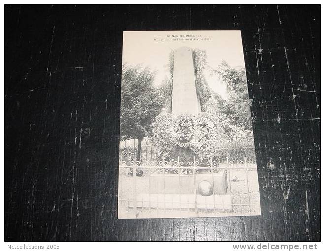 NEUILLY-PLAISANCE - MONUMENT DU PLATEAU D´AVRON (1870) - 93 SEINE SAINT DENIS - Carte Postale De France - Neuilly Plaisance