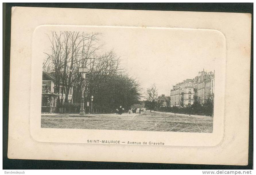 Saint Maurice (94) - Avenue De Gravelle ( Carte Cuvette éditeur Non Mentionné) - Saint Maurice