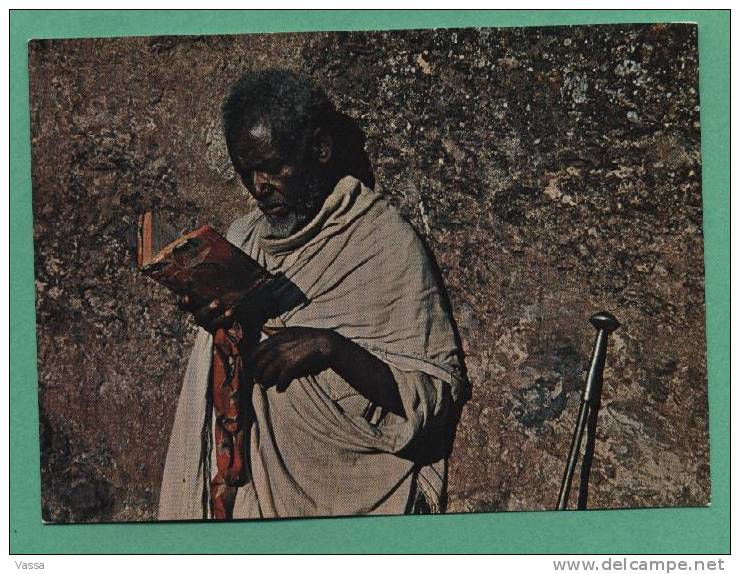 Ethiopie.  Priest At LALIBELA - . ETHIOPIA - Etiopia