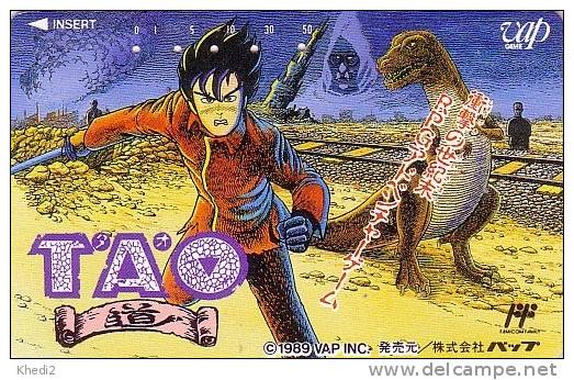 Japan Phonecard RPG Adventure Game - Dinosaur Dinosaure Saurier - Kino