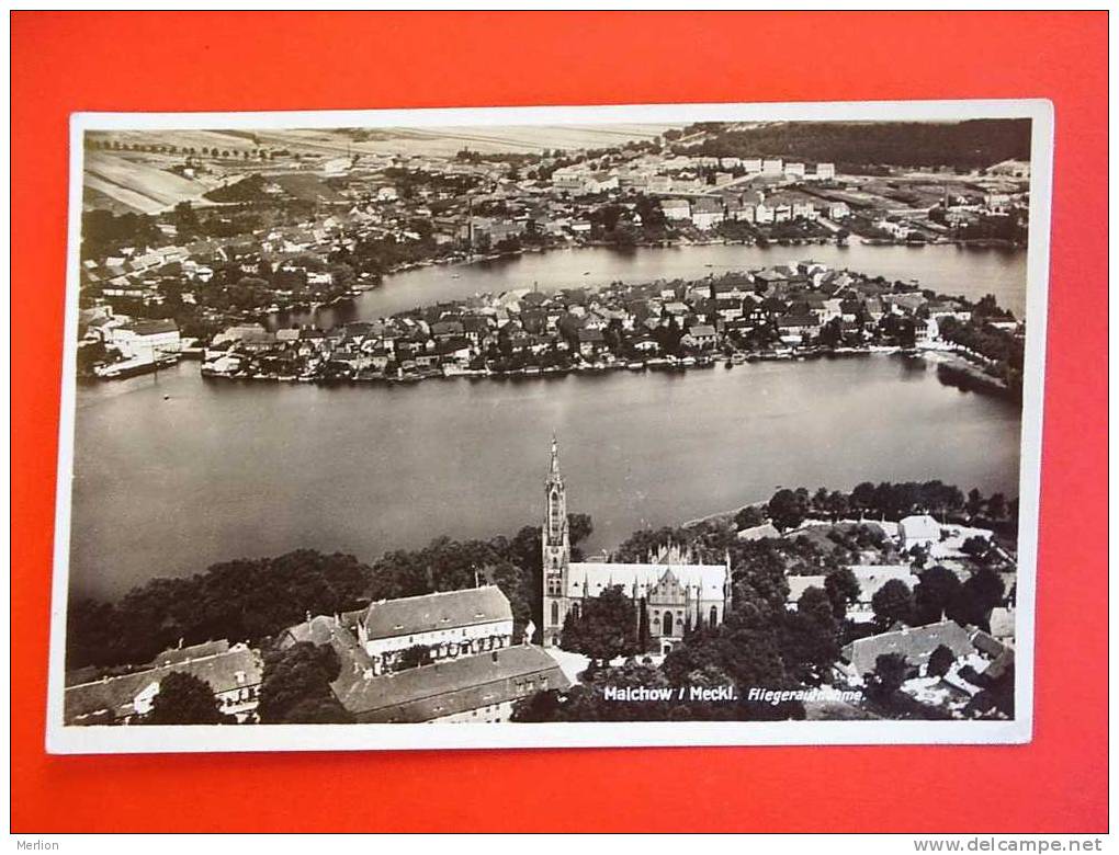 Malchow / Meckl FOTO-AK  Luftbild  RPPC  Cca 1935-   XF+  D6908 - Waren (Müritz)