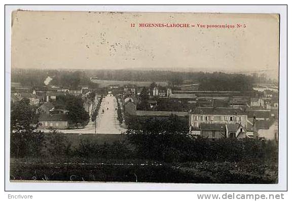 Cpa MIGENNES LA ROCHE Vue Panoramique N°5 - 12 Karl Guillot - - Migennes