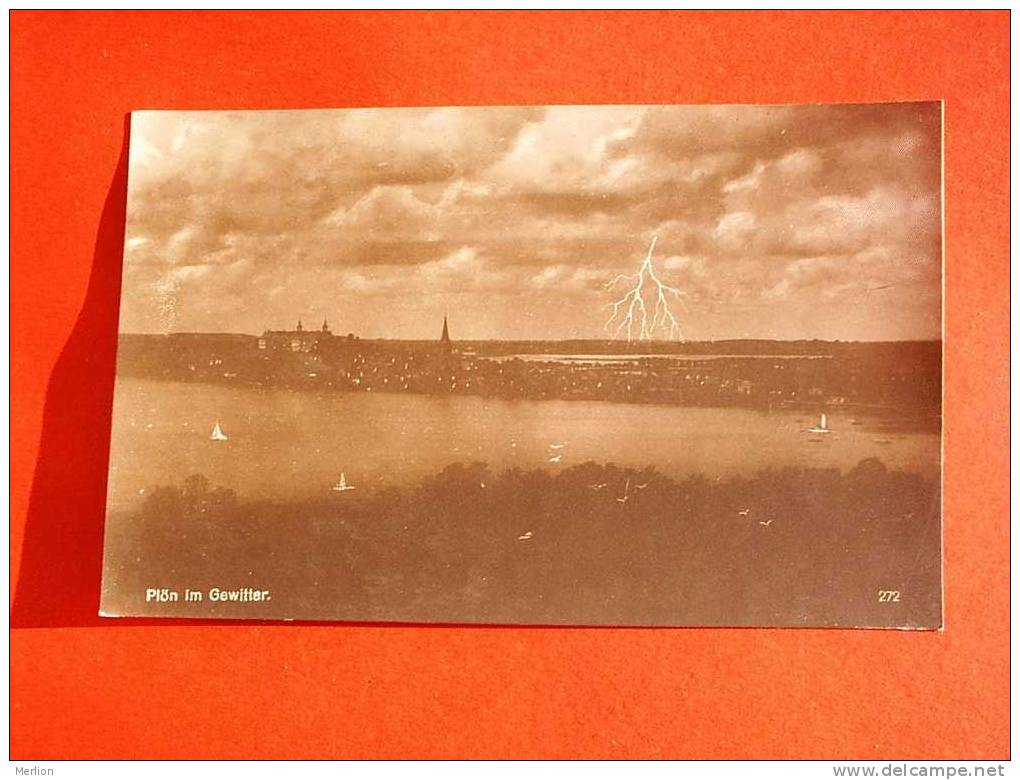 Plön Im Gewitter, Lighting, Foto Karl Ehmke FOTO-AK  Cca 1935-    XF+  D6926 - Plön