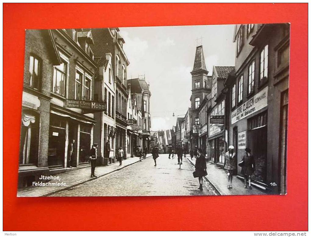 Itzehoe Feldsmiede , Animation, Street Scene  FOTO-AK  Cca 1935- XF D6947 - Itzehoe