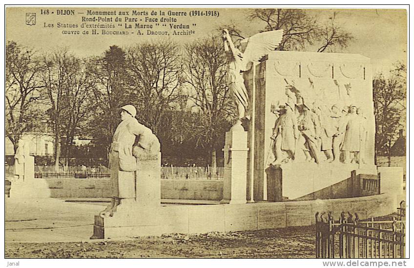 (SCAN.2433)   -DIJON - MONUMENT AUX MORTS- - Dijon