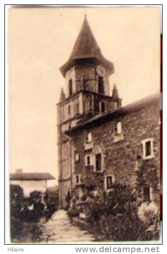 Cpa 64 AINHOA Eglise Pays Basque - Ainhoa