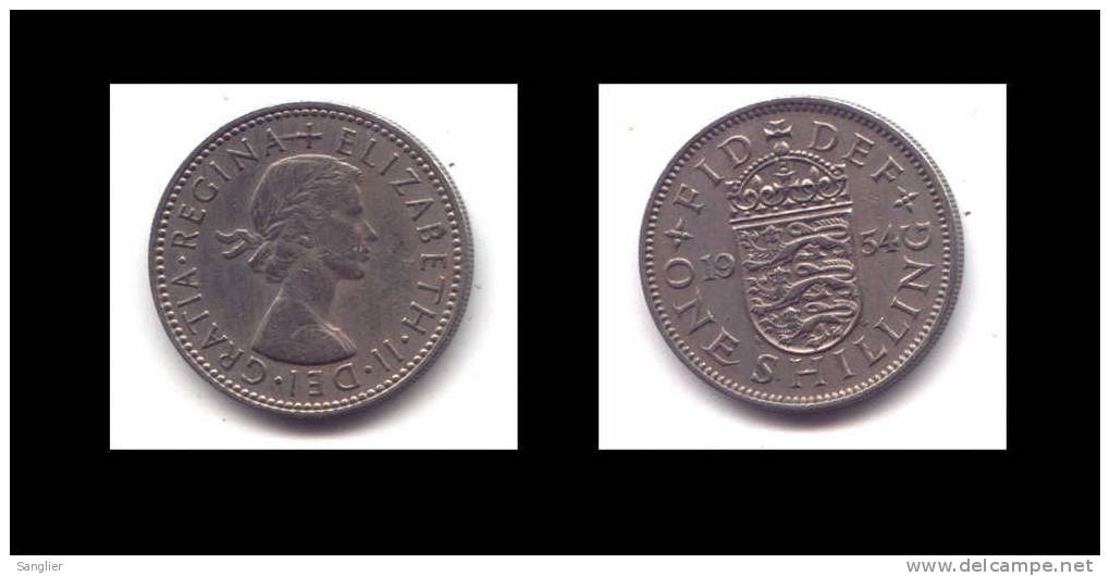 ONE SHILLING 1954 - I. 1 Shilling