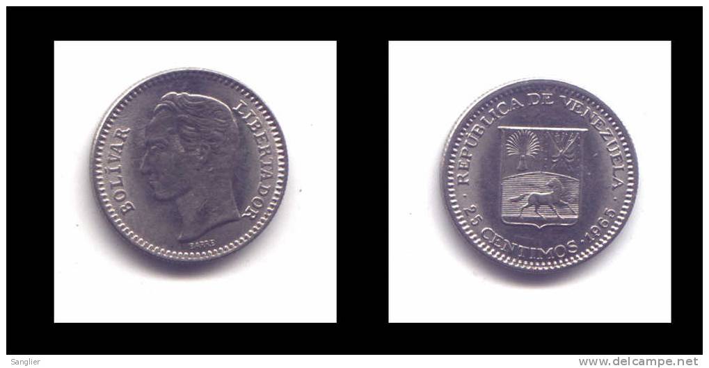 25 CENTIMOS 1965 - Venezuela