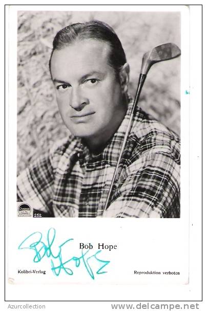 BOB HOPE + DEDICACE - Golf