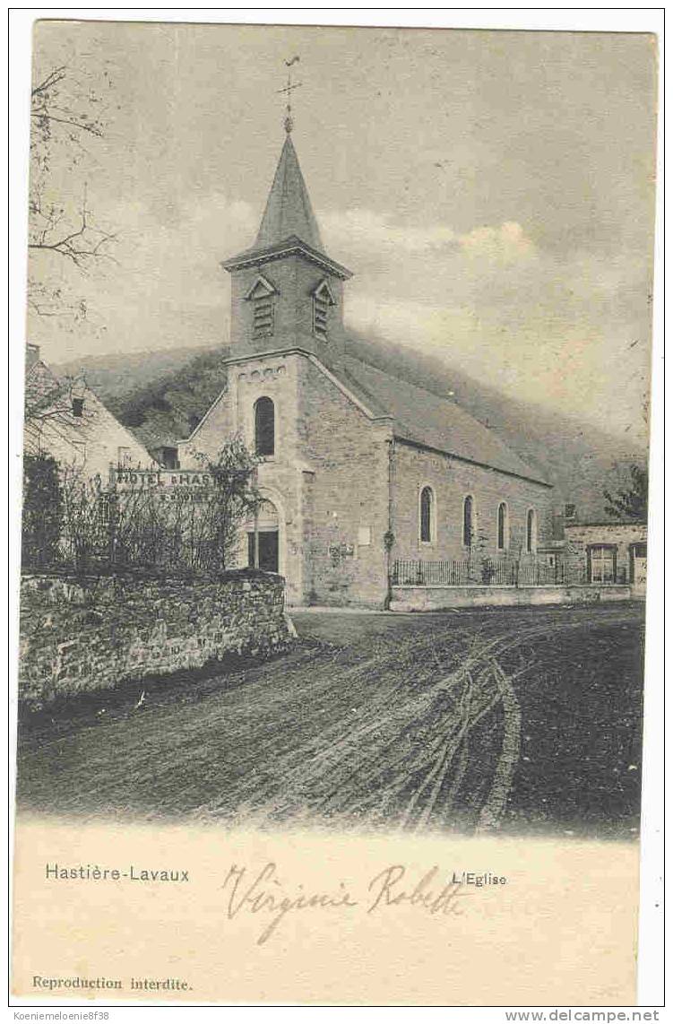 HASTIERE-LAVAUX - L'EGLISE - Hastière