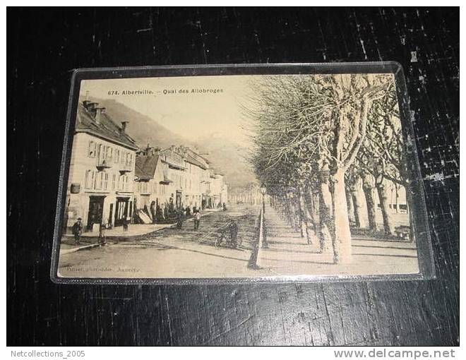 ALBERVILLE QUAI DES ALLOBROGES - 73 SAVOIE - CARTE POSTALE FRANCE - Albertville