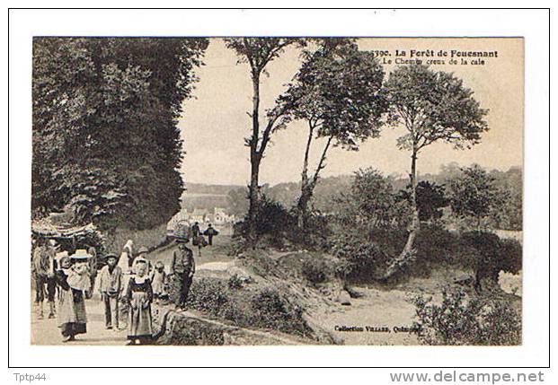 5390 - La Forêt De Fouesnant. Le Chemin De La Cale - Cpa écrite - La Forêt-Fouesnant