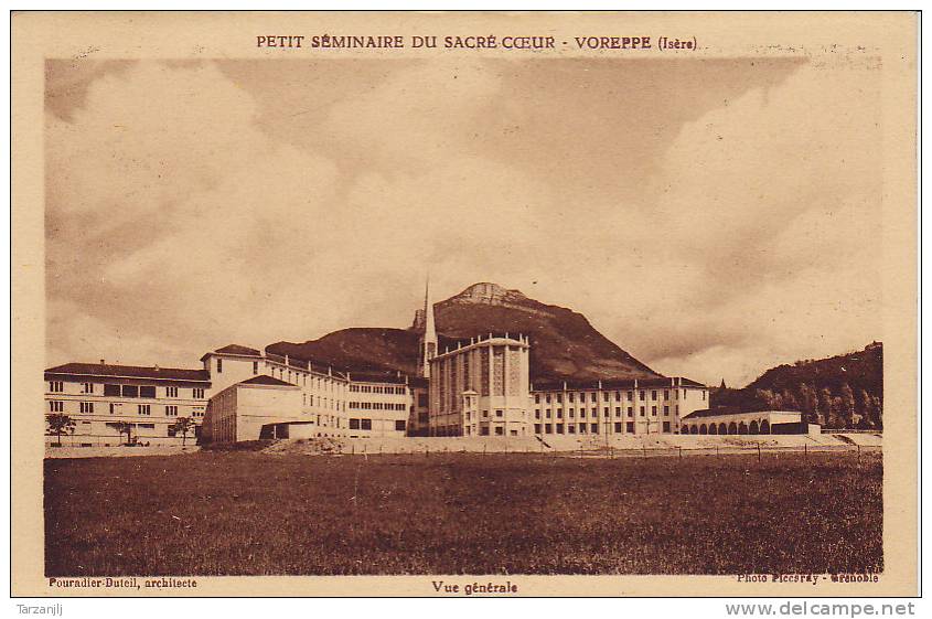 CPA De Voreppe (Isère 38): Petit Séminaire Du Sacré Coeur. Vue Générale (Pouradier-Duteil Architecte) - Voreppe