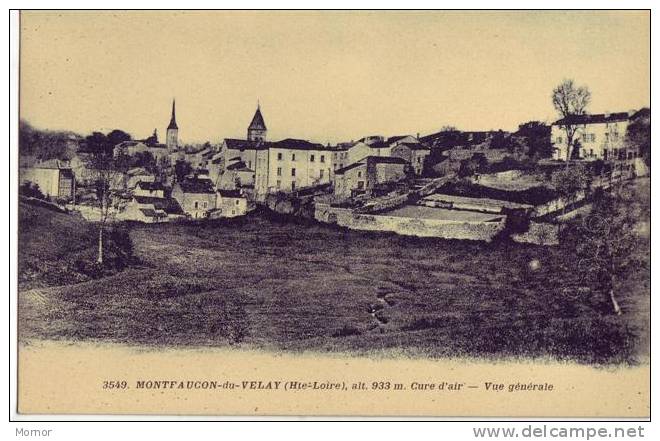 MONTFAUCON-du-VELEY Vue Générale - Montfaucon En Velay