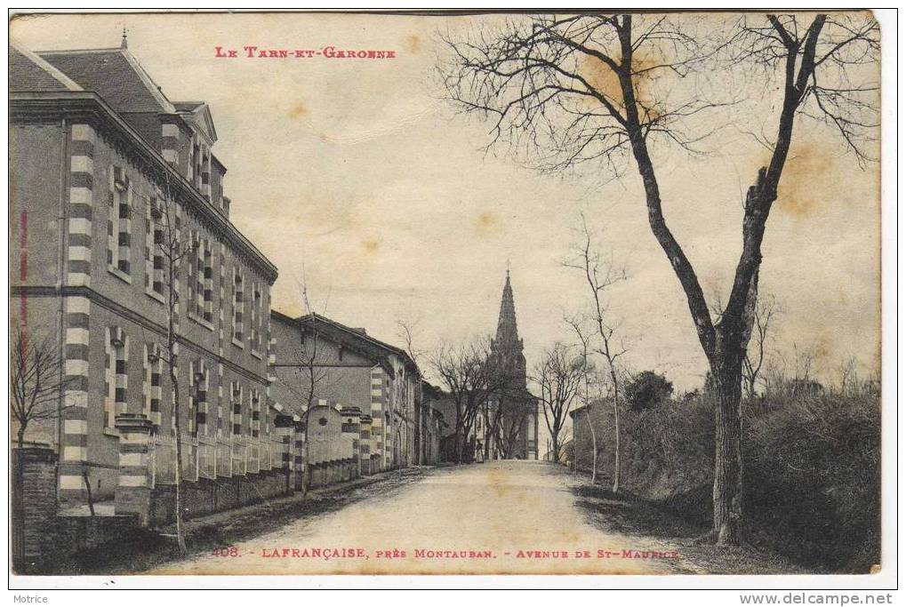 LAFRANCAISE  (près De Montauban) - Avenue De Saint-Maurice. - Lafrancaise
