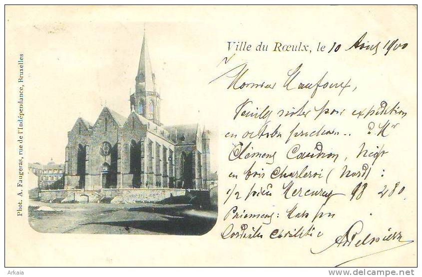 LE ROEULX = Ville Du Roeulx  (1900) - Le Roeulx