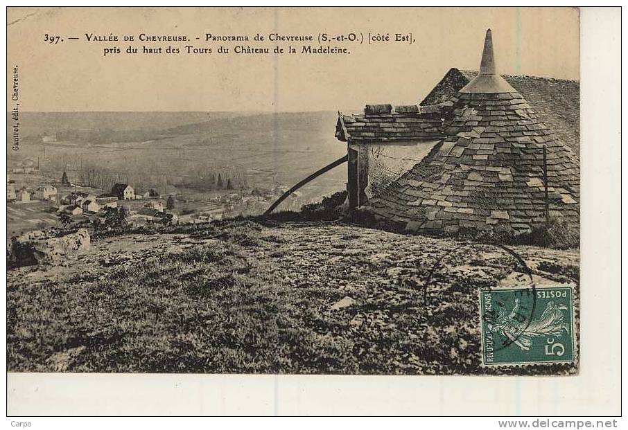 Vallée De Chevreuse. - Panorama De Chevreuse Pris Du Chateau De La Madeleine. - Chevreuse