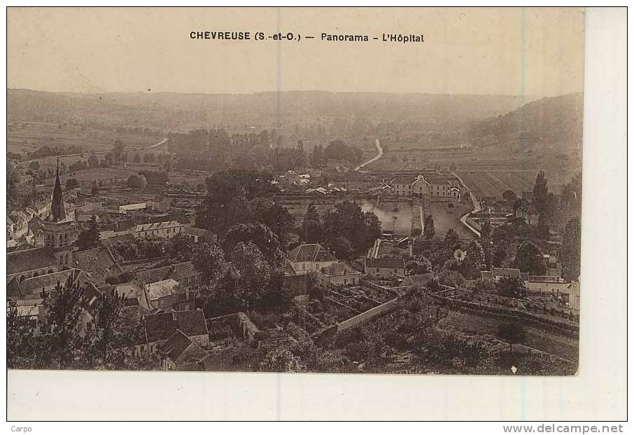 CHEVREUSE - Panorama - L'hopital. - Chevreuse