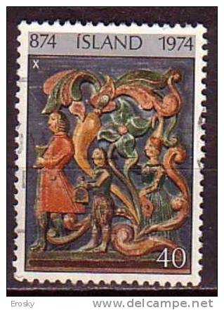 Q1112 - ISLANDE ICELAND Yv N°449 - Usados