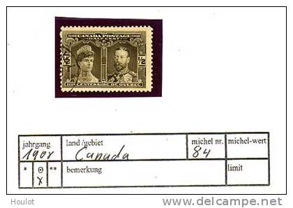 Kanada Mi. N° 84  1908, 300. Jahrestag Der Gründung Der Stadt Quebec - Usados