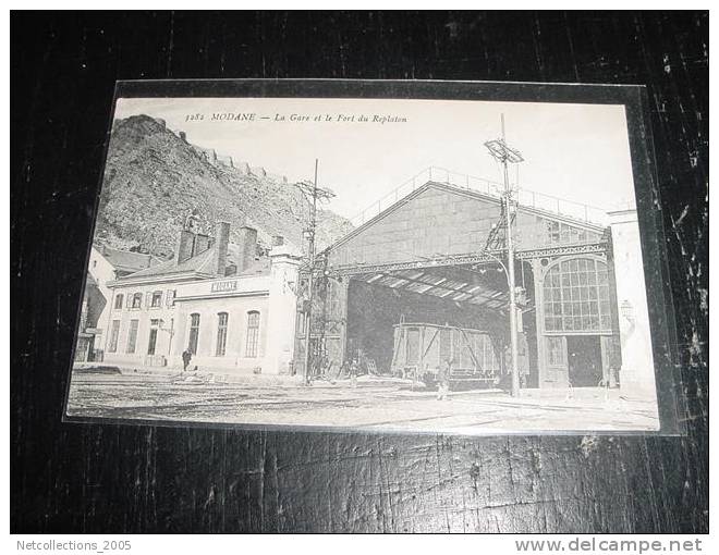 MODANE - LA GARE ET LE FORT DU REPLATON - 73 SAVOIE - CARTE POSTALE FRANCE - Modane