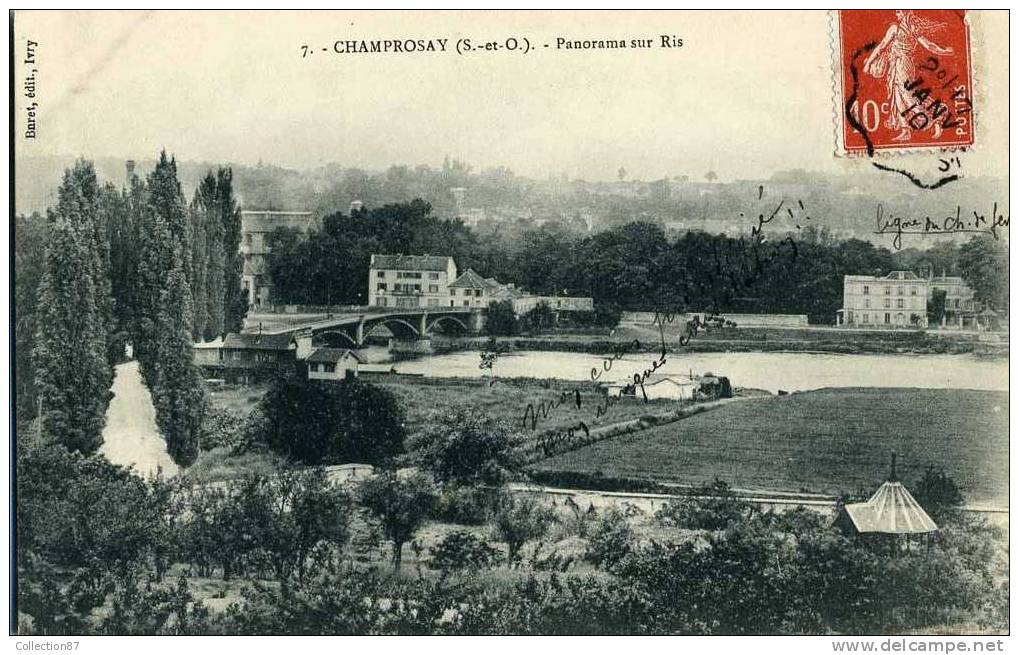 91 - ESSONNE - CHAMPROSAY - PANORAMA Sur Le RIS - Draveil