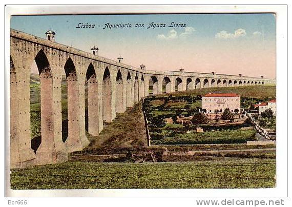 GOOD OLD PORTUGAL POSTCARD - LISBON / LISBOA - Aqueducto Das Aquas Livres - Lisboa