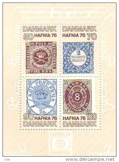DANIMARCA 1975 - Yvert BF 3** -  Hafnia - Blocks & Kleinbögen