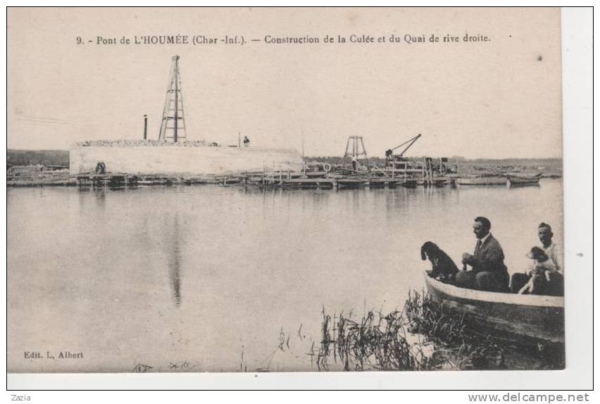 17.666/ 9. Pont De L´Houmée - Construction De La Culée Et Du Quai De Rive Droite - Pont-l'Abbé-d'Arnoult