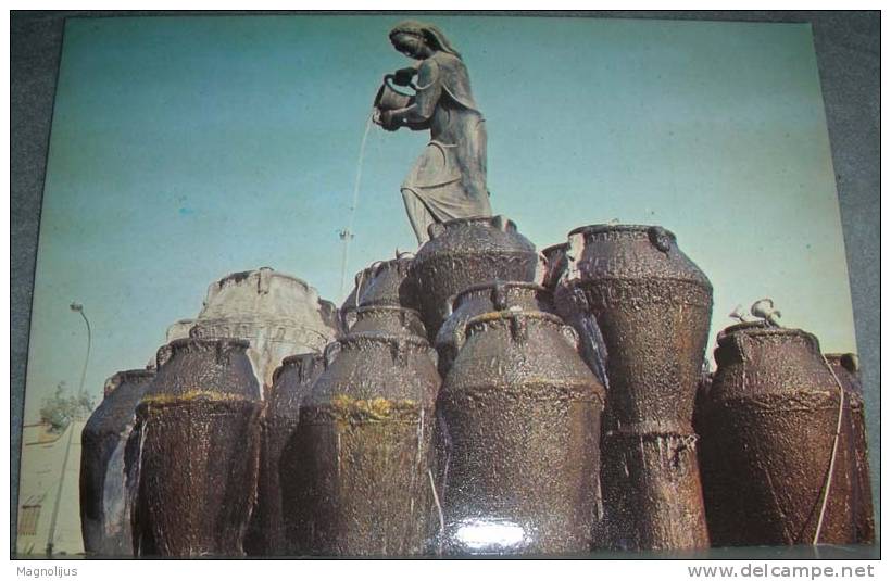 Iraq,Baghdad,Kahramanah,Fountain,Monument,Sculpture,postcard - Irak