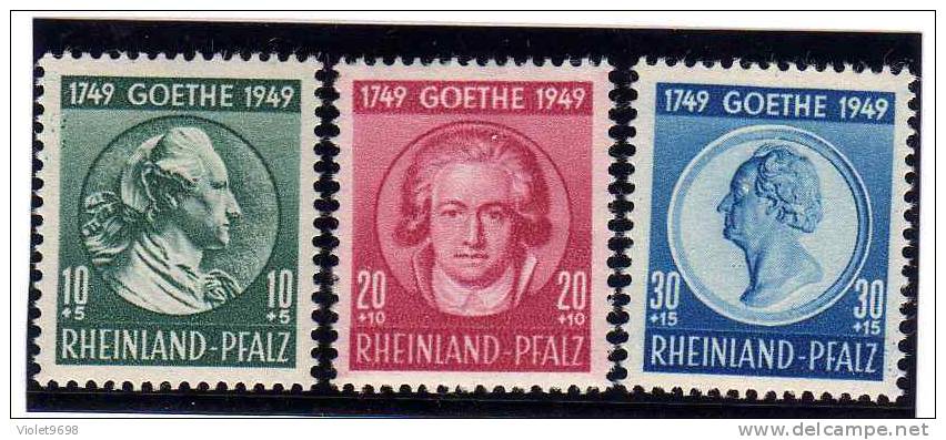 Allemagne RHENO-PALATIN: TP N° 45/47 ** - Rhénanie-Palatinat