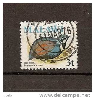 MALAWI 1975  BLUE QUAIL 3t - Gallinacées & Faisans