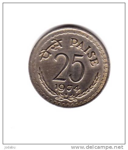 25 PAISE DE 1974 -indes- - India