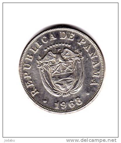 5 Centesimos 1968  -panama- - Panama