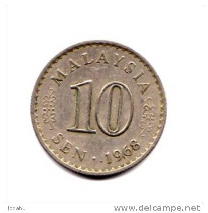 10  Sen 1968    -malésie- - Malaysia