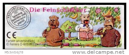 Ü-Ei -Die Feinschlecker 1998 - Gorilla Incl. BPZ - Ü-Ei