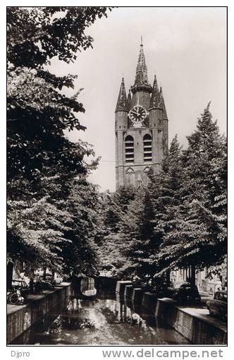 Delft  Oude Delft Met Oude Kerk - Delft