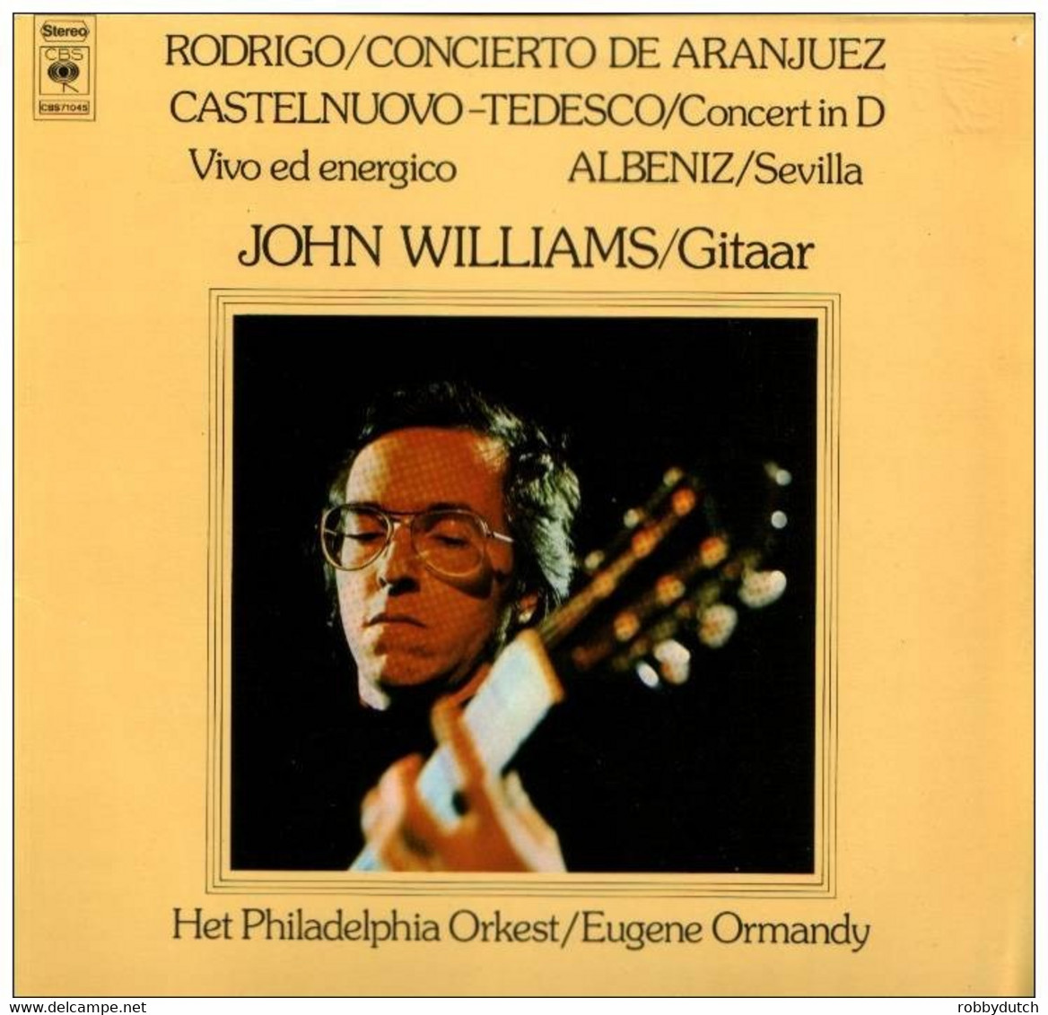 * LP * JOHN WILLIAMS - RODRIGO/CONCIERTO DE ARANJUEZ (Holland 1971 Ex!!!) - Klassiekers