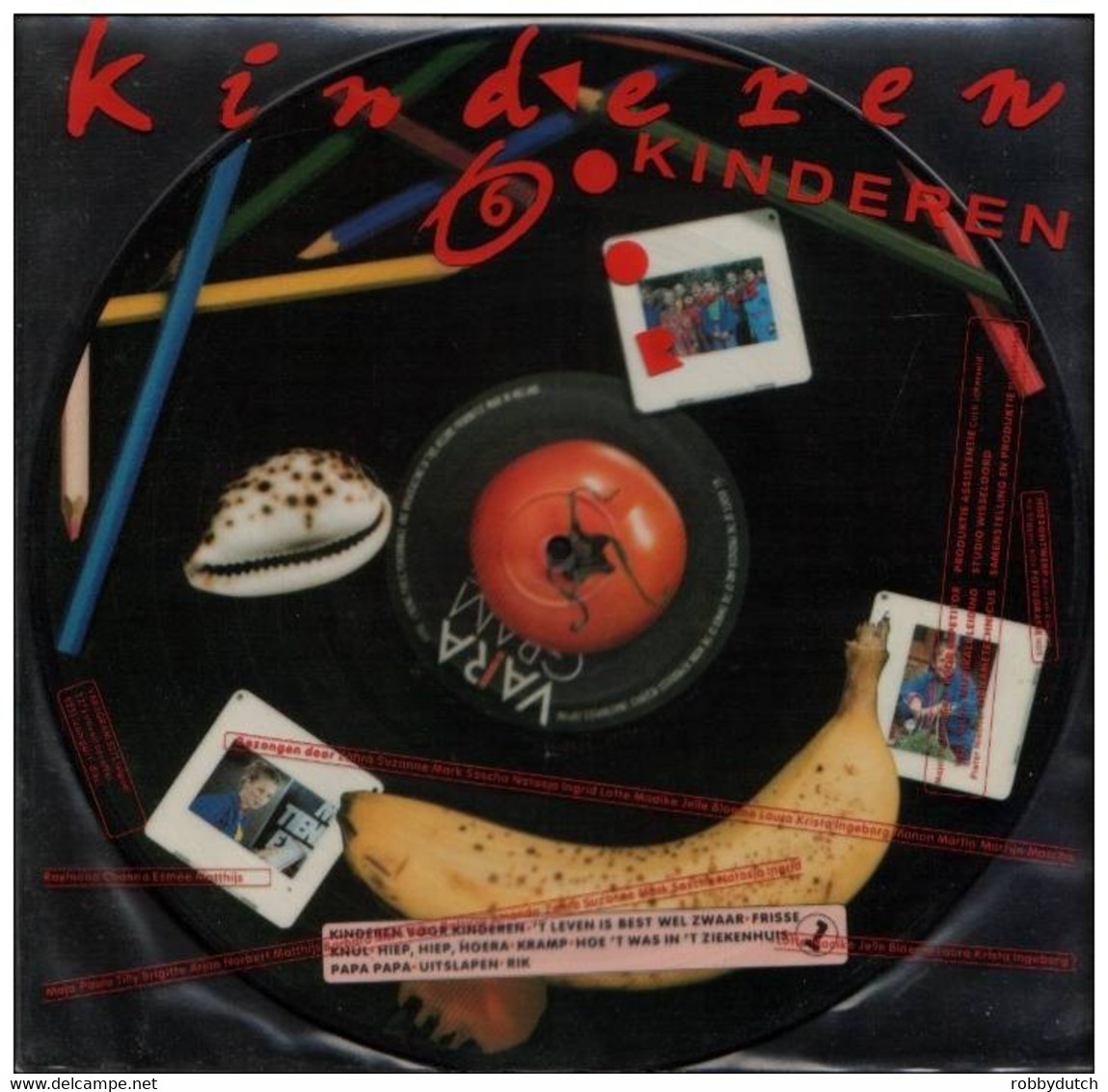 * LP * KINDEREN VOOR KINDEREN 6 PICTURE DISC - Niños