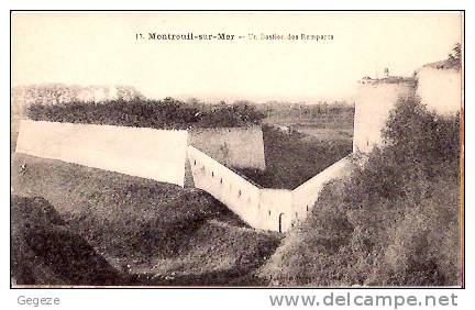 62 - MONTREUIL-sr-MER - Un Bastion Des Remparts - Montreuil