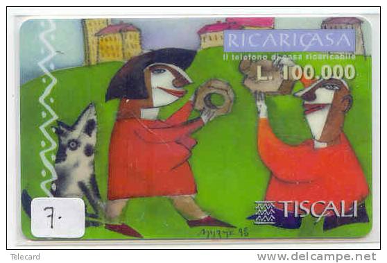 Télécarte ITALY TISCALI  (7) Phonecard Italia Pincarte - Public Special Or Commemorative