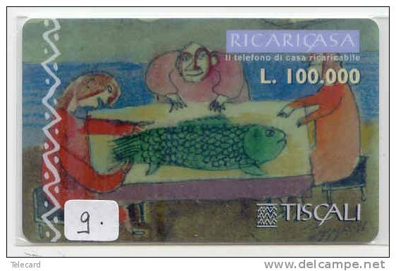 Télécarte ITALY TISCALI  (9) Phonecard Italia Pincarte - Öff. Gedenkausgaben